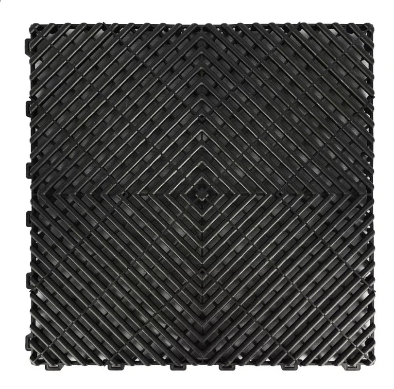 PVC Hard Plastic Floor Tile for Garage, Car Wash Drain, Eco Easy to Install, Outstanding Quality, 1.8Cm Thicknessoor Tiles
