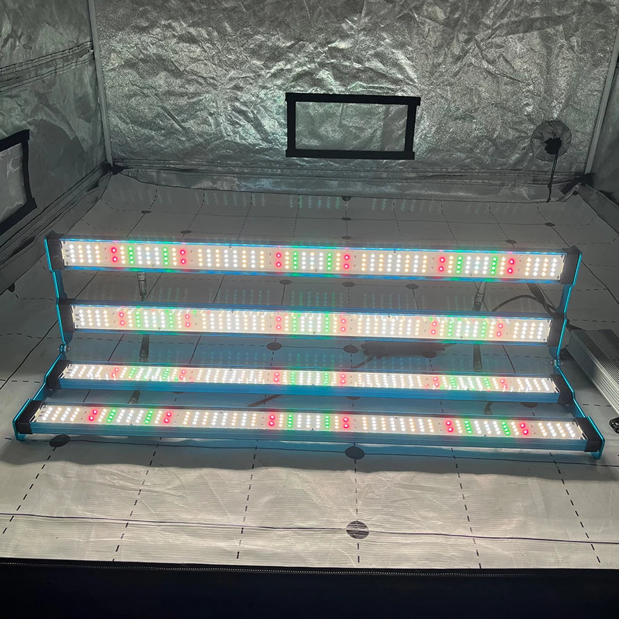 3X3Ft/2X4Ft Tent King Brite LM301H EVO Mint White UV IR 320W  Led Grow Light Separate Switches UV/IR,