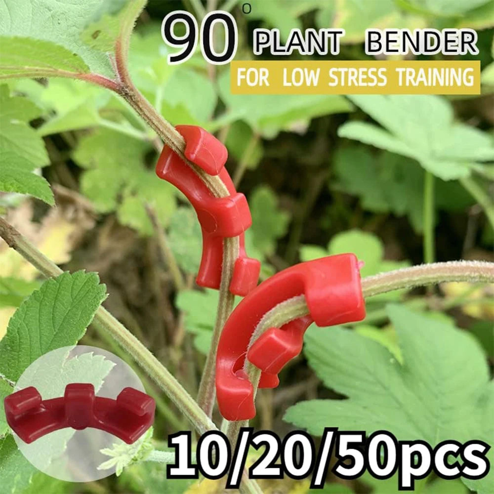10-100Pcs 90 Degree Plant Benders Trainer Growth Manipulation Tutors for Plants Clips Bending Twig Clamps Branche Accessories