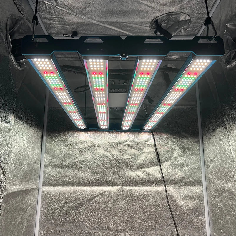 3X3Ft/2X4Ft Tent King Brite LM301H EVO Mint White UV IR 320W  Led Grow Light Separate Switches UV/IR,