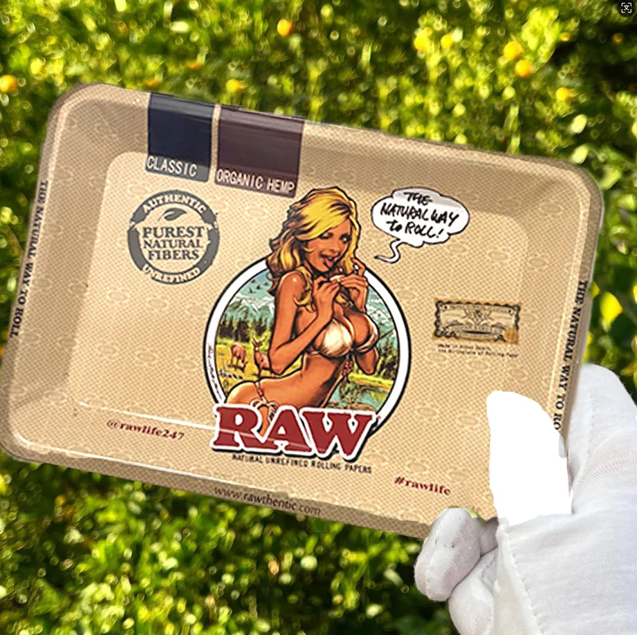 180*125MM Metal Rolling Tray Storage Tinplate Plate Tool Cigarette Smoking Accessories Kitchen Tools Various Pattern Designs