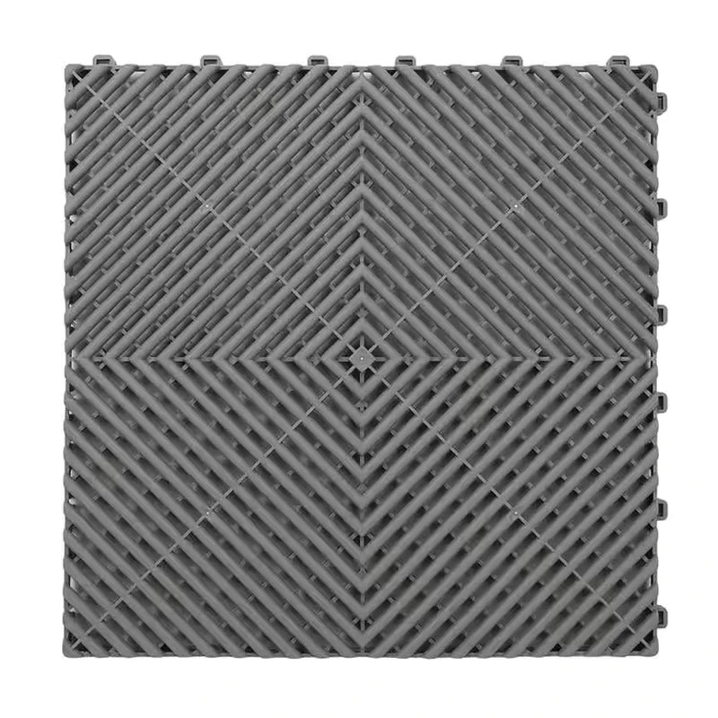 Interlocking Workshop Flooring Modern Free Flow PP Garage Floor Tiles for Home Car Wash Graphic Design Solution